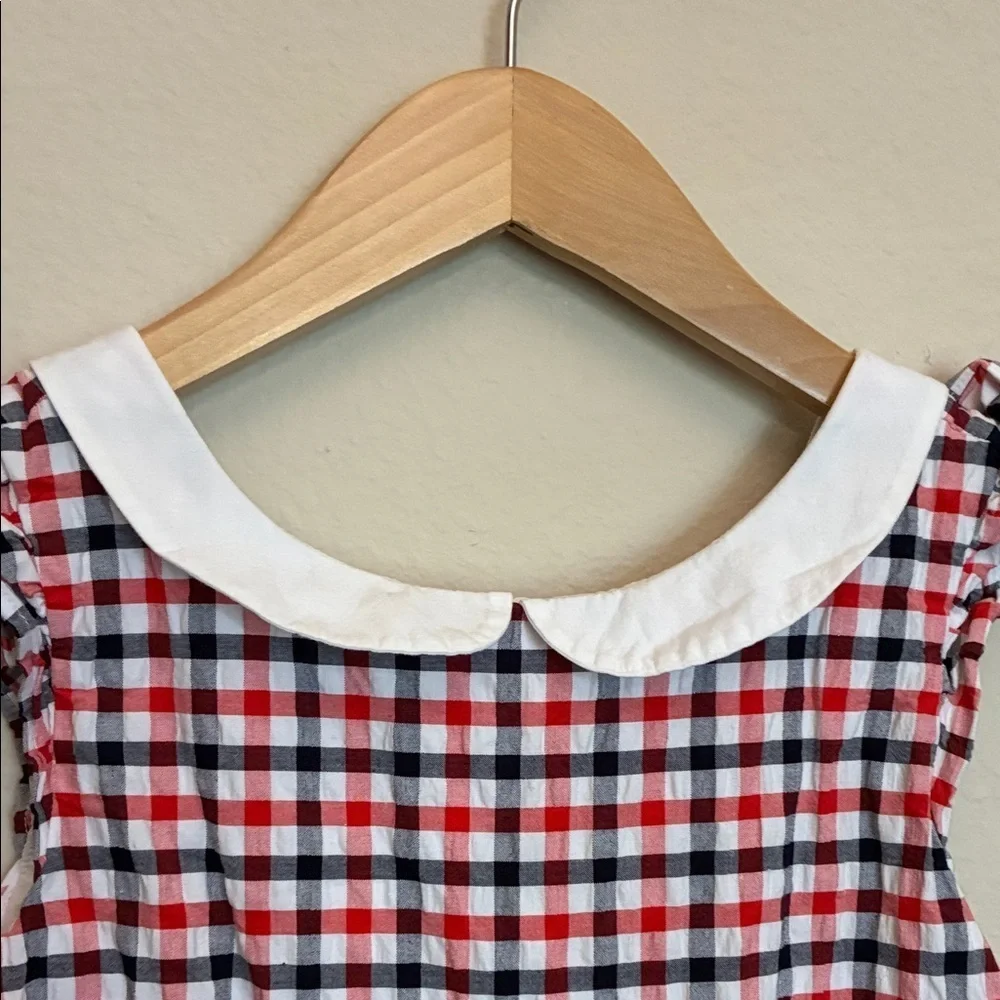 Janie and Jack Red and Blue Plaid Dress